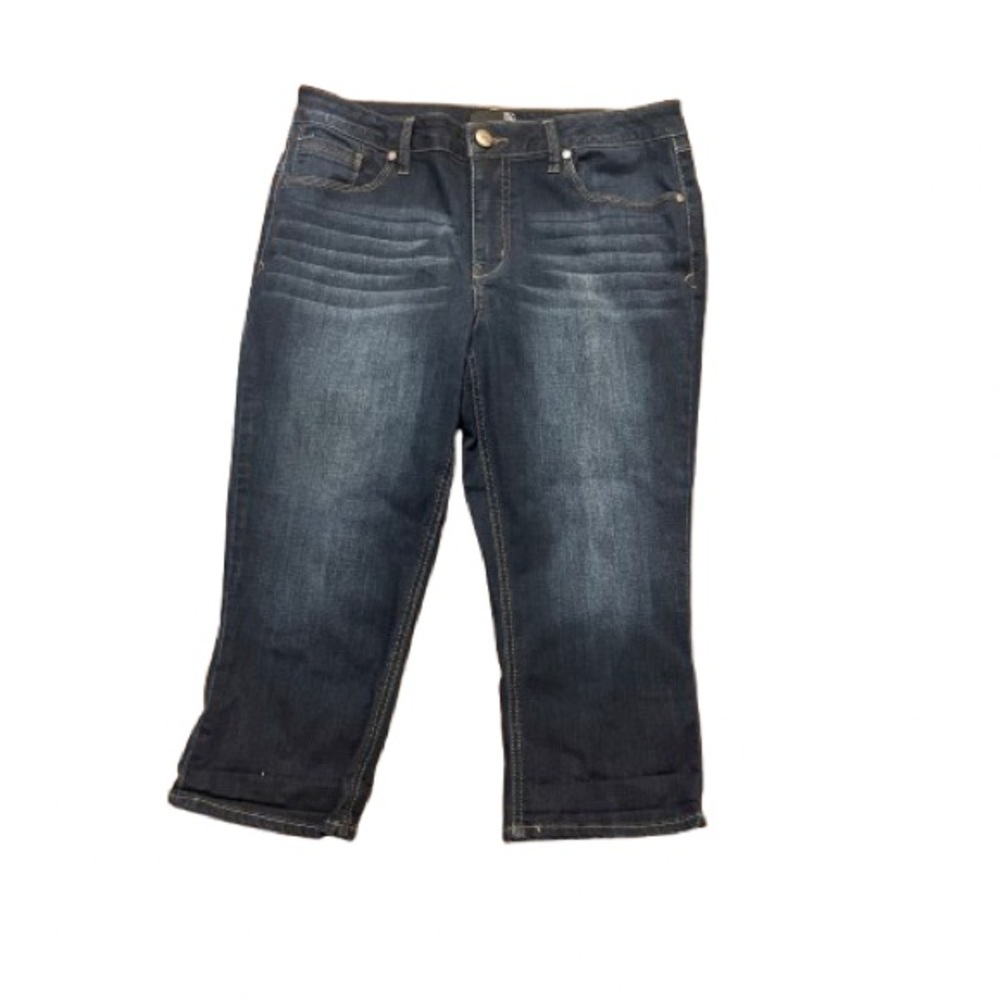 1822 Denim Blue Cropped Capri Jeans 12